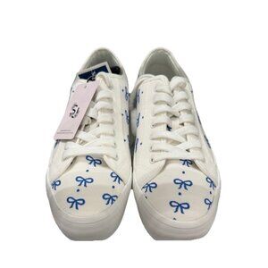 Sincerely Jules Blue Bow Sneakers Shoes Sz 10 Coquette Love Shack With Box